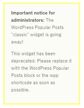 【WordPress】人気記事プラグイン「Popular Posts」エラーメッセージ-01